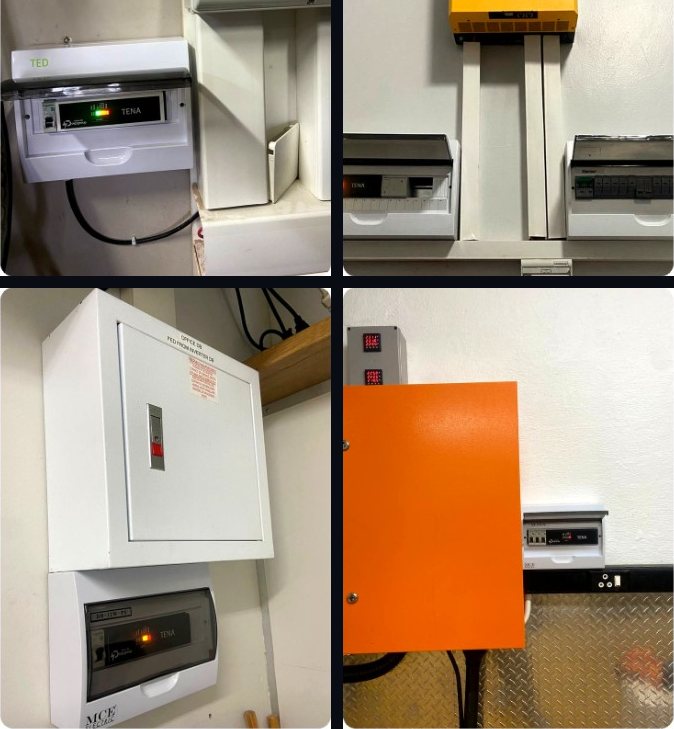 Examples of TENA installations across residential and commercial sites, March to May 2026